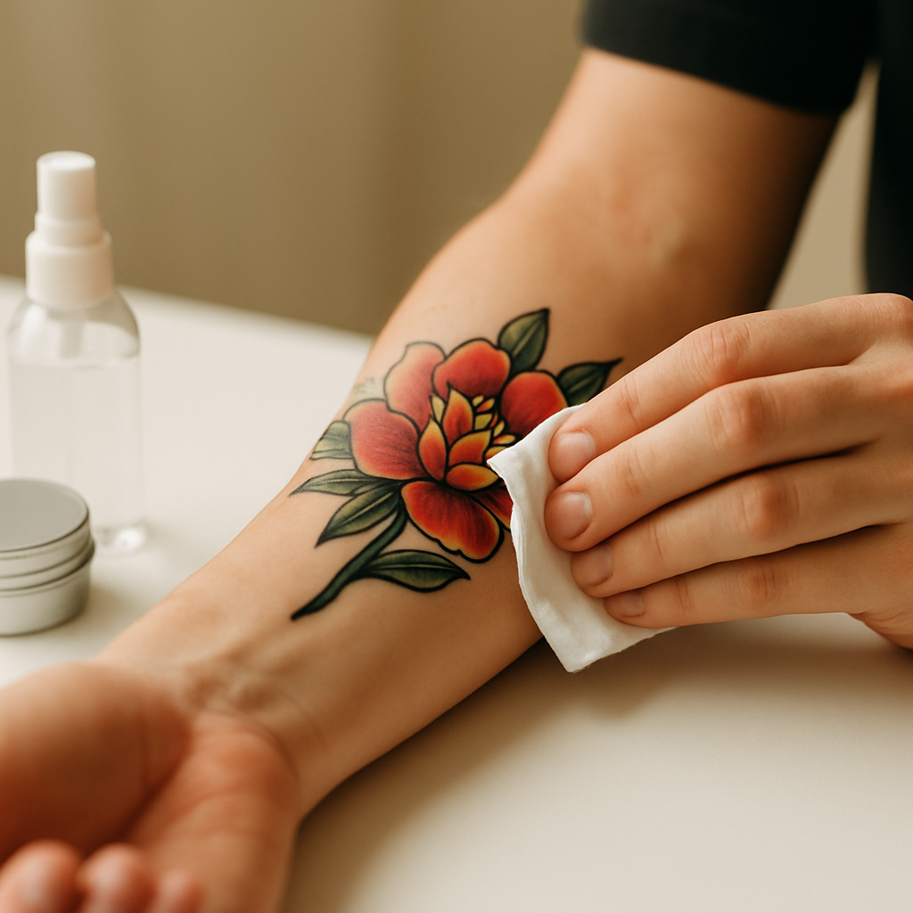 Reinigung und Pflege Tattoos und Piercings – My Electric Visions b64ef641 09d1 4d4d 95fb c5a31ee876df